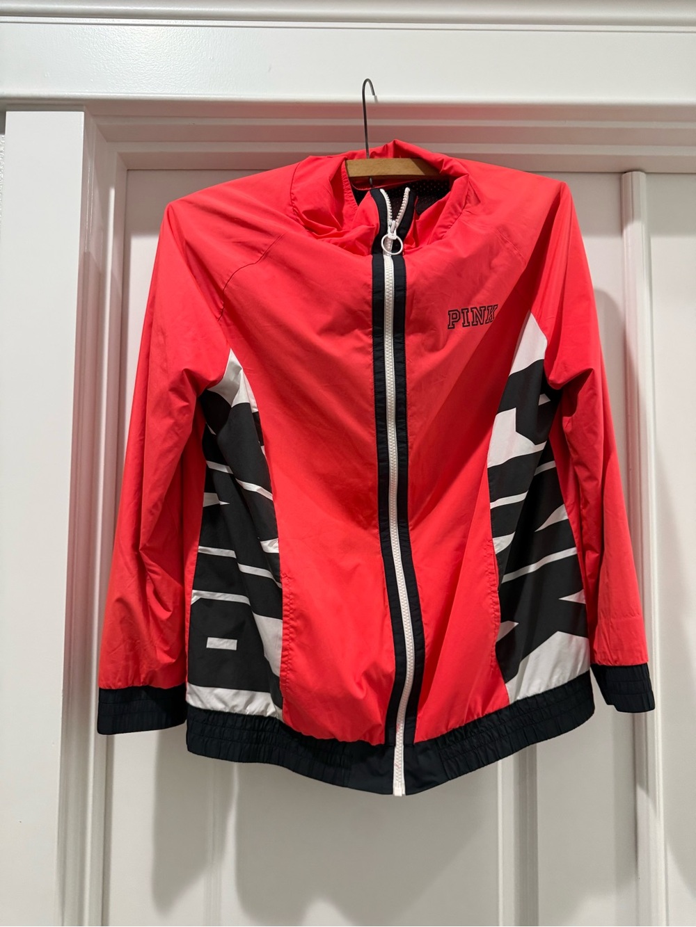 PINK Victoria's Secret Redish/Pinkish Zip-Front Jacket | Size XS/S